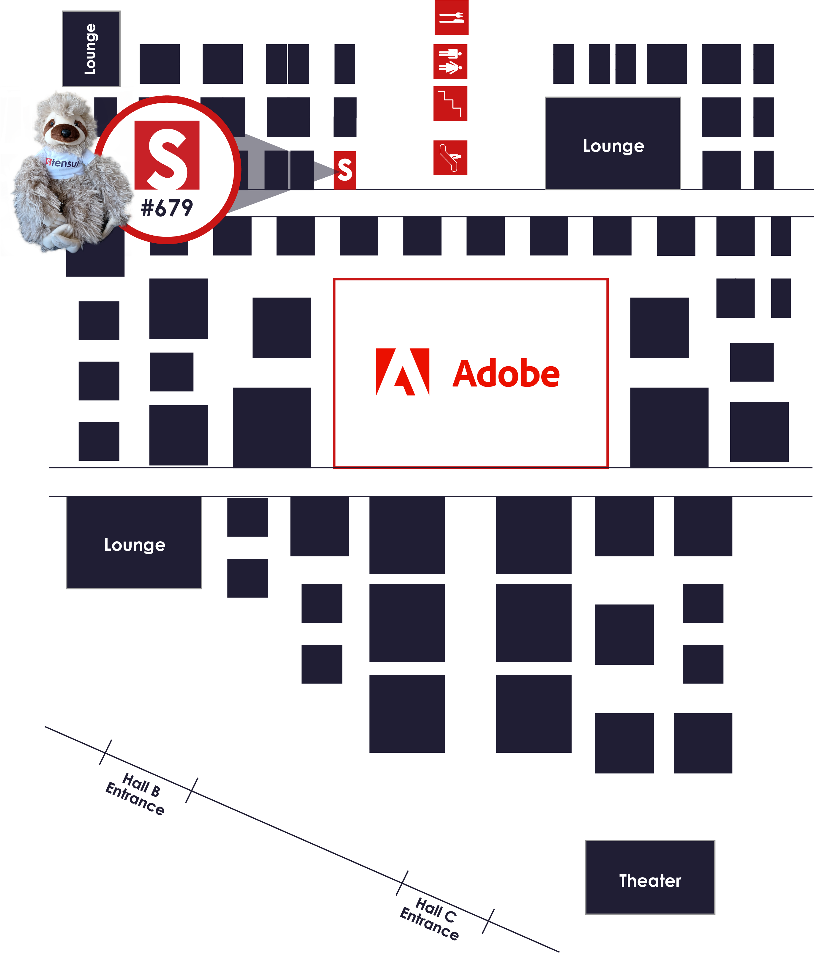 Adobe Summit floorplan