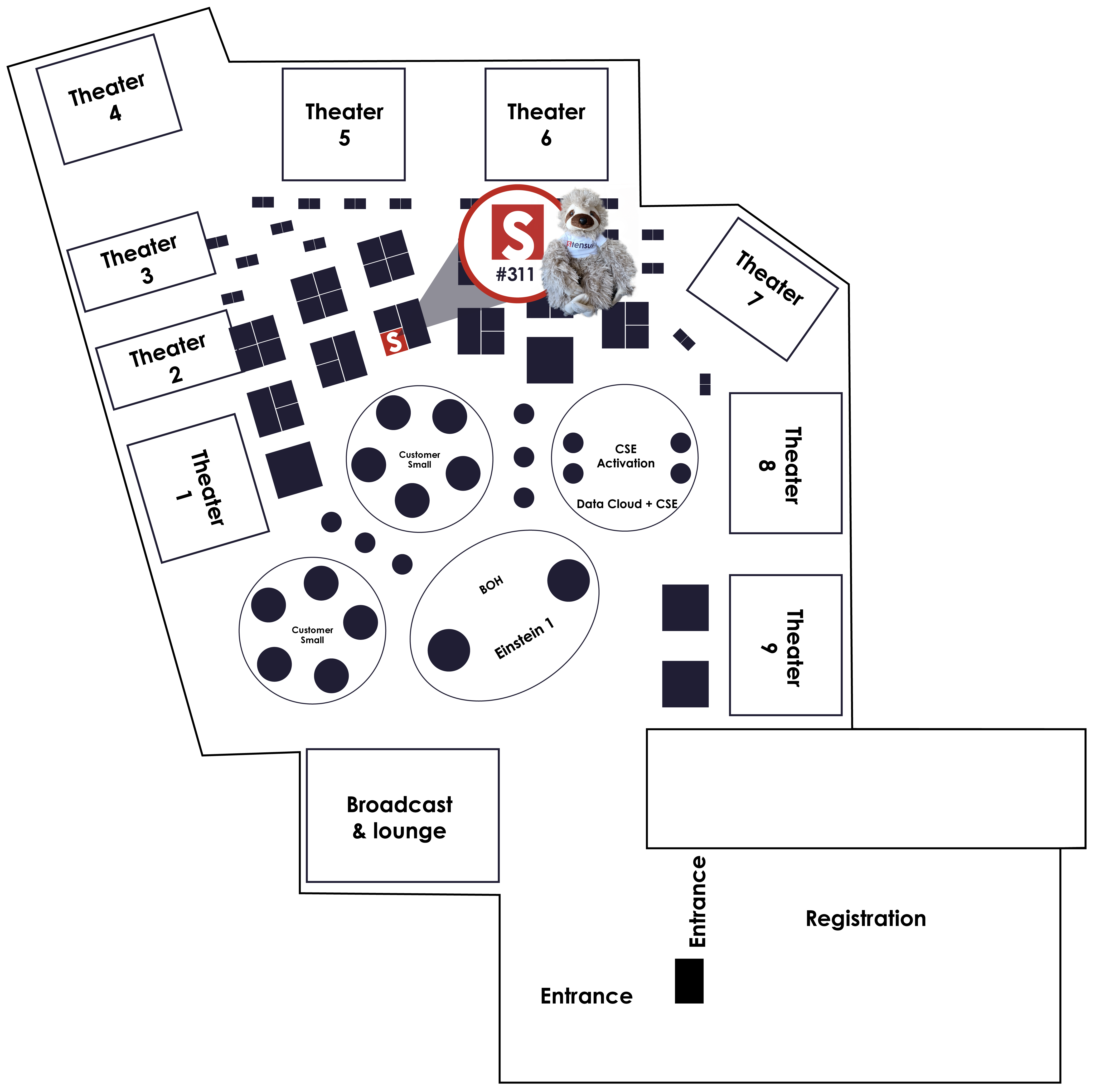 Adobe Summit floorplan