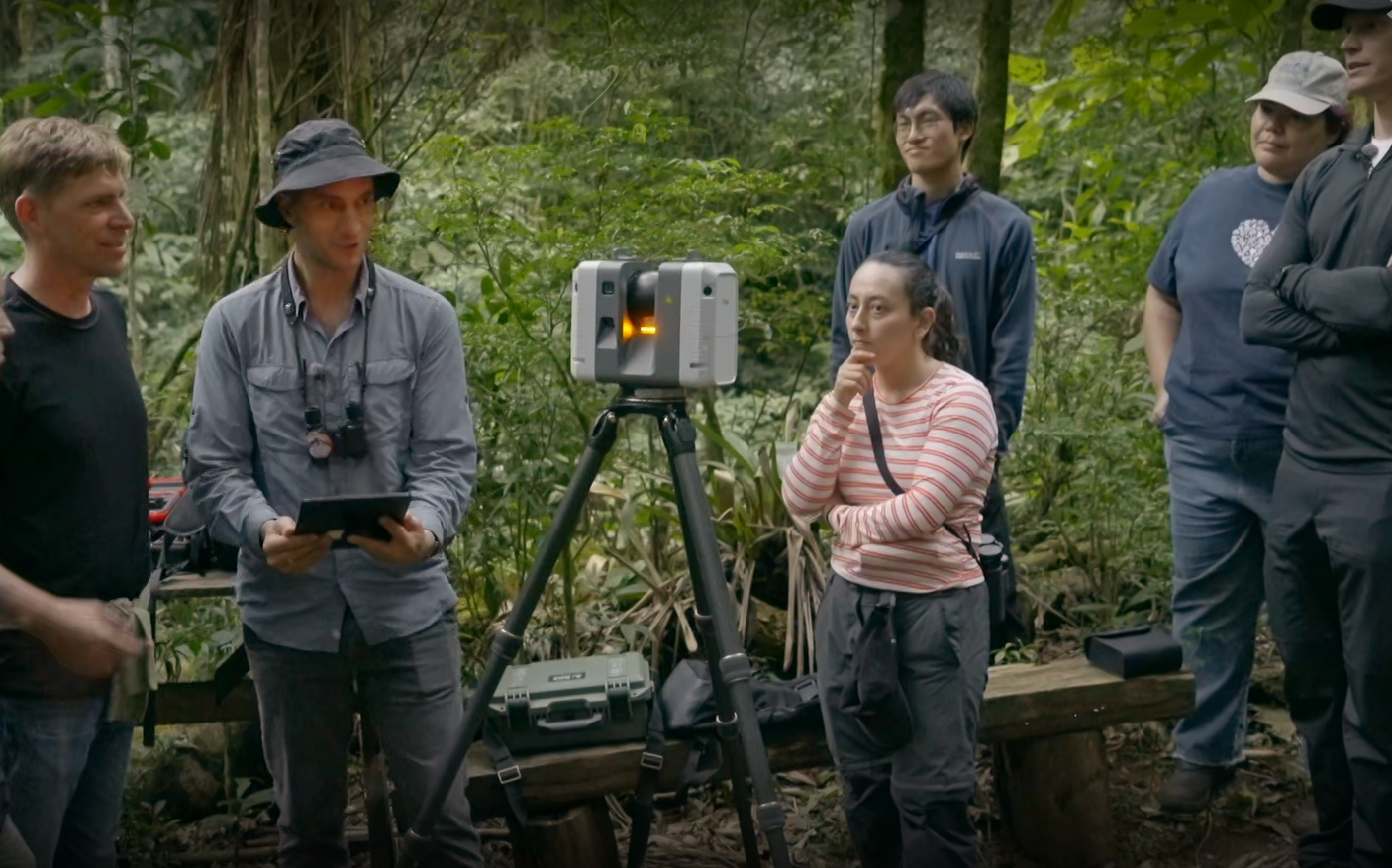 Leica scanning i regnskogen